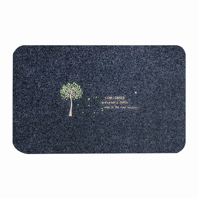 高鹤の刺繍入りキッチンマット 防滑で油汚れに強いおしゃれな玄関と浴室用地毯