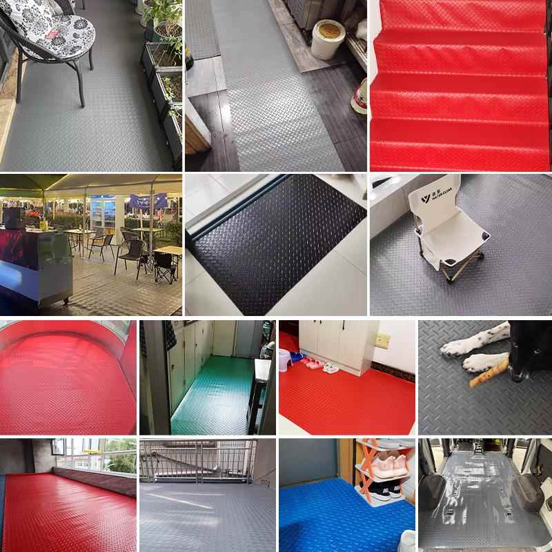 防滑マット 耐久性抜群のキッチン用PVC製 防油防水で工場や飲食店にも最適