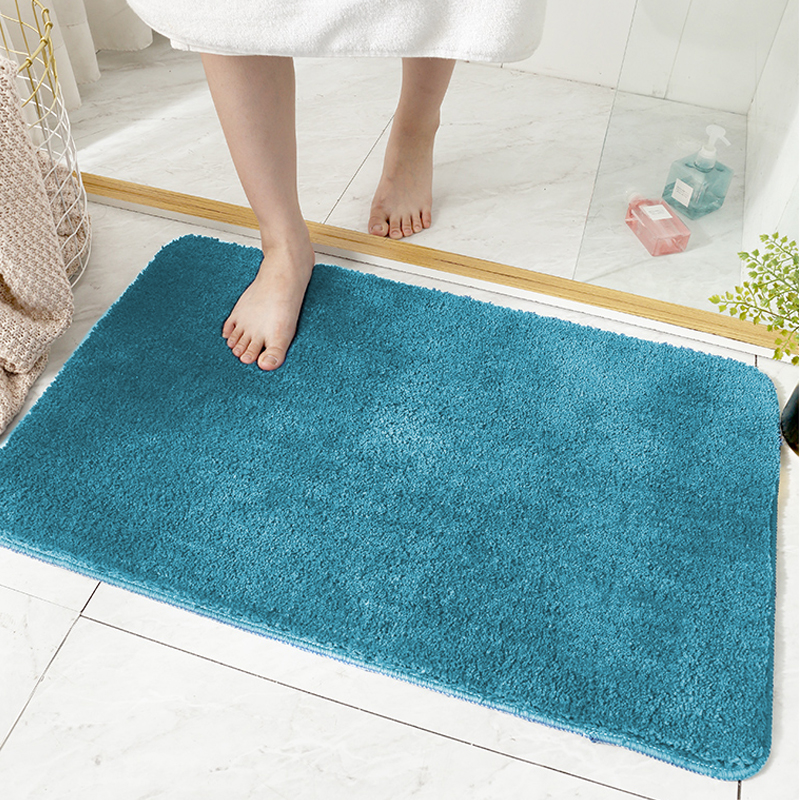 吸水性抜群の浴室マット キッチンやトイレの入り口に最適な滑り止め機能付き 家庭用足元快適グッズ