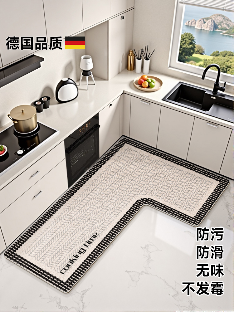 キッチン用マット 防滑防油 2025年新作 お手入れ簡単な防水マット