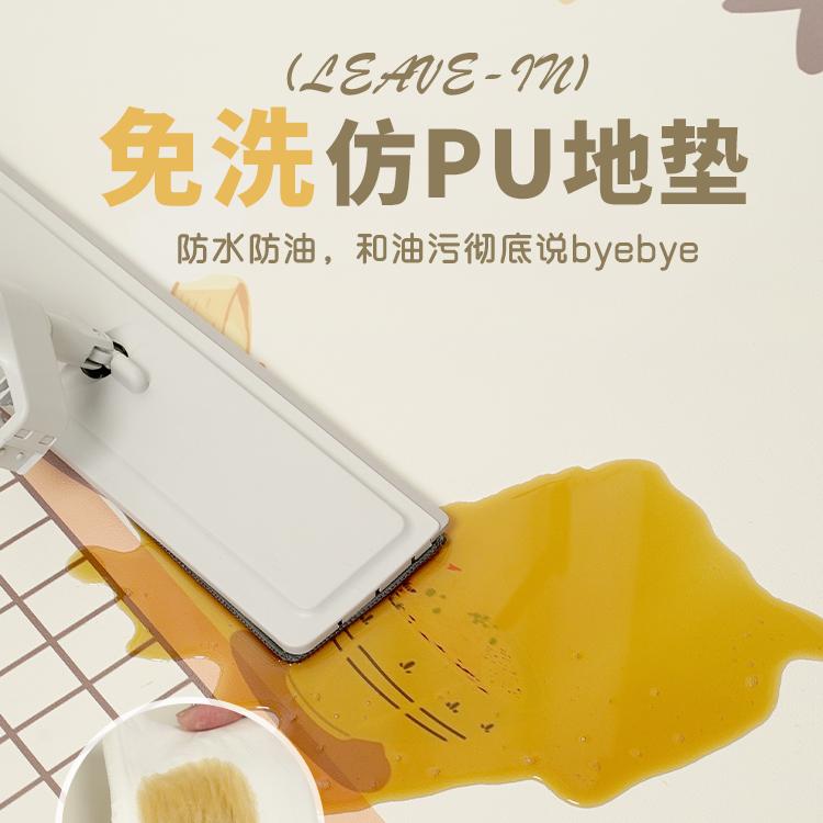 キッチン専用マット2025新作高級感あふれる防水防滑デザイン