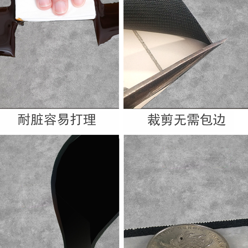 ナパ豚皮風吸水マットキッチン用防水防滑油汚れにも強いお手入れ簡単