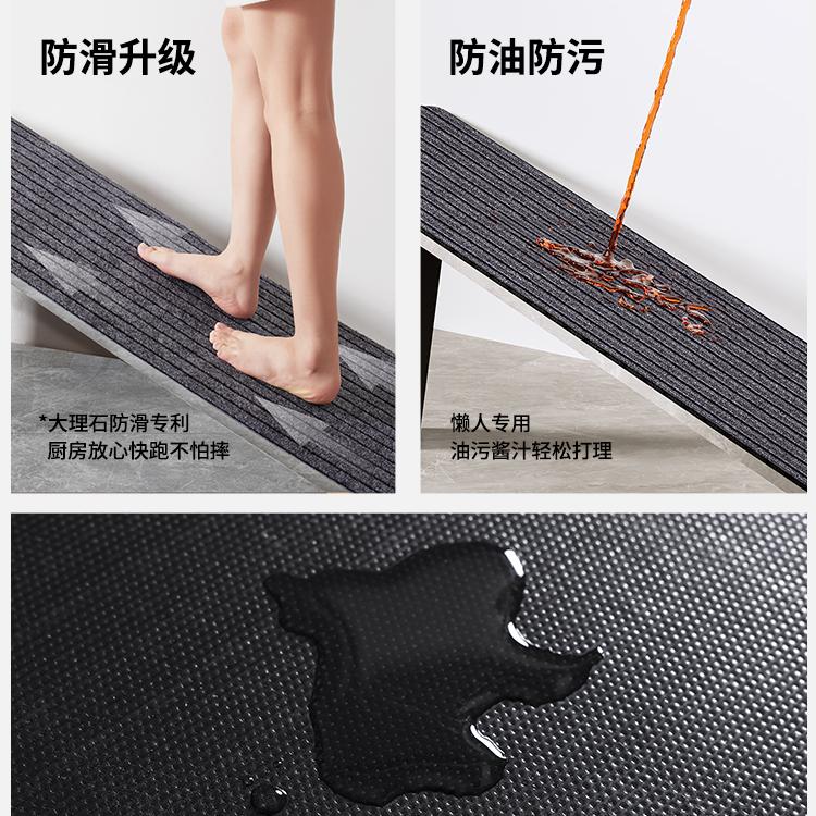 キッチン用防油マット滑り止めでお手入れ簡単耐久性抜群の新しい厚手タイプ