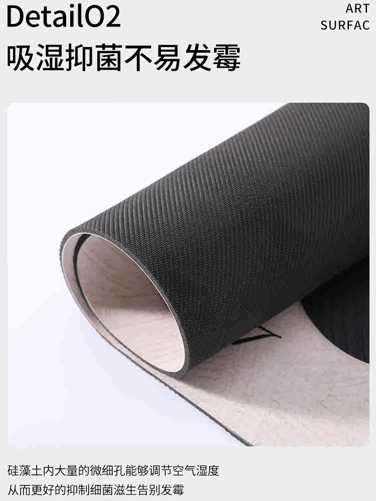滑り止めと防油のキッチンマット 吸水速乾で清潔感満載の家用マット