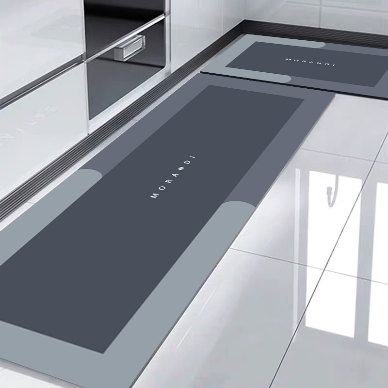 防滑・防油のキッチンマット 家庭用の吸水性抜群の厚手フロアマット