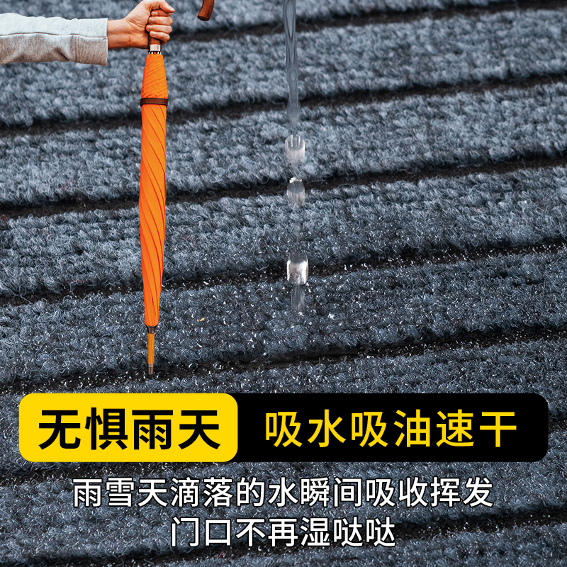吸水性抜群のキッチンマット 玄関や廊下にも最適な滑り止め付き