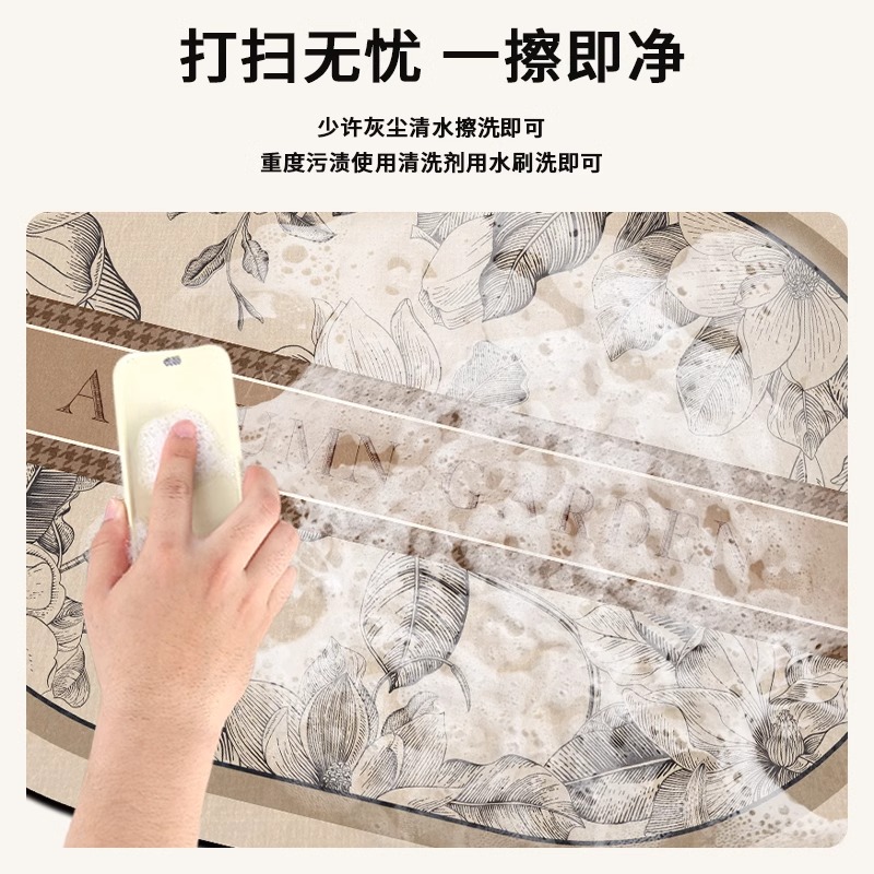 高級キッチンマット L型吸水吸油 長持ちの防滑マット
