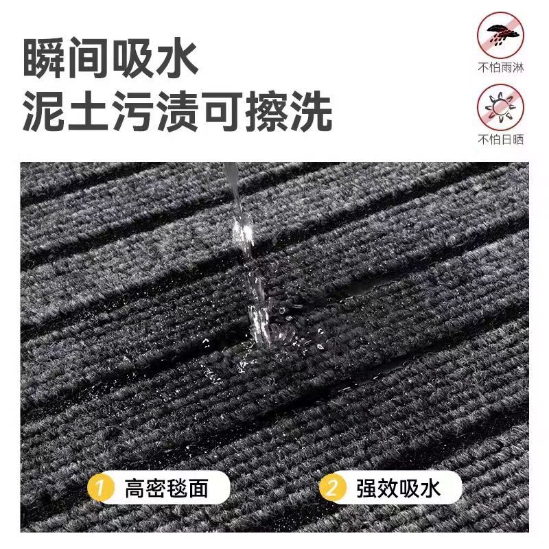 キッチン用吸水防滑マット お手入れ簡単で汚れに強い玄関マット