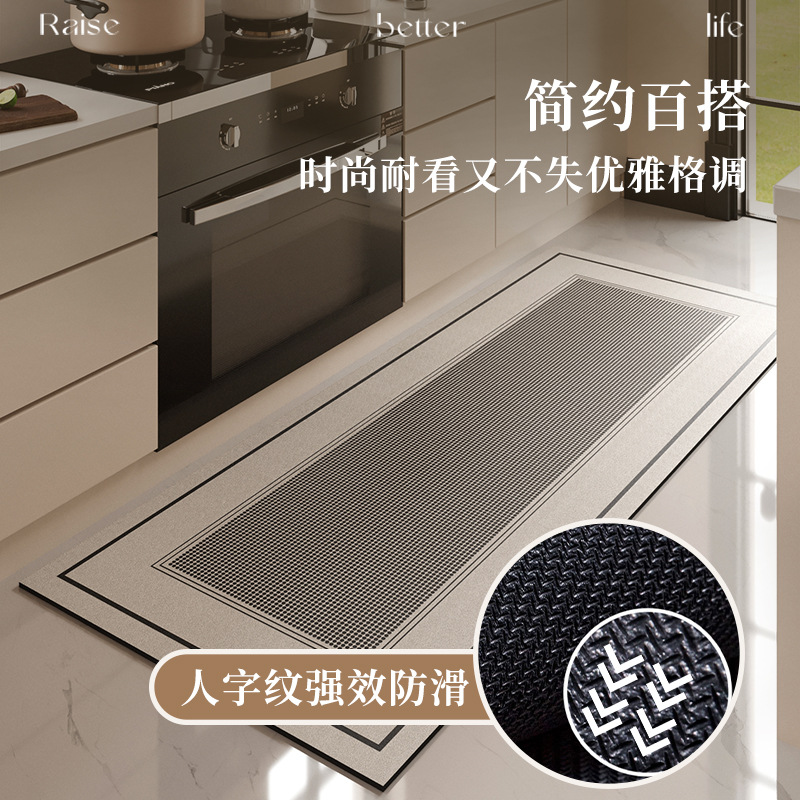キッチン用マット2025新作防水防油防滑吸水耐汚れお手入れ簡単