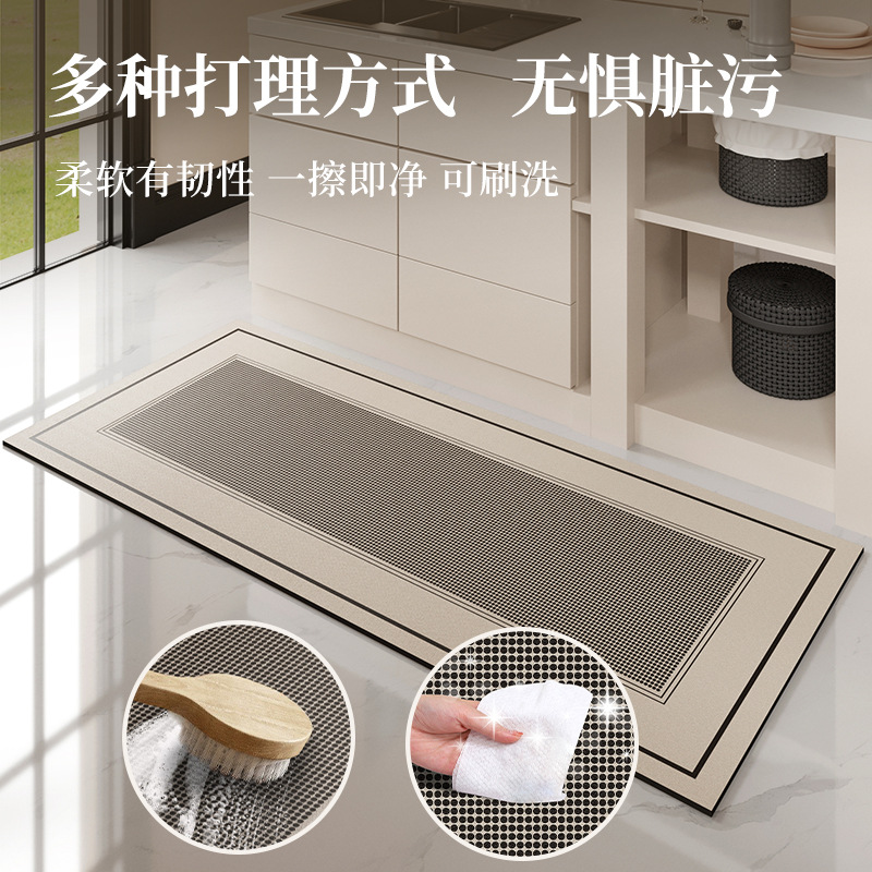 キッチン用マット2025新作防水防油防滑吸水耐汚れお手入れ簡単