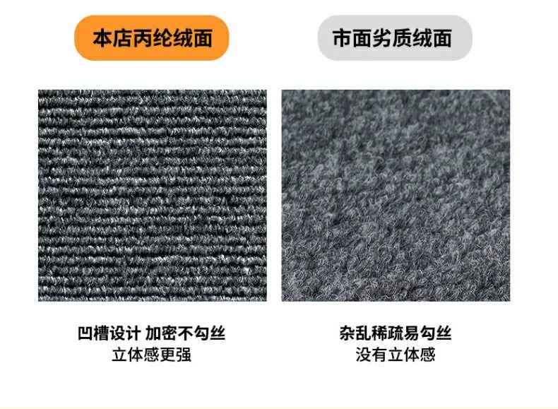 高級キッチンマット 玄関用防滑除塵マット お手入れ簡単で清潔感アップ