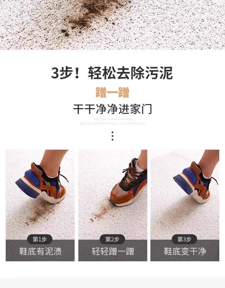 新しいキッチンマット抜群の吸水性とお手入れ簡単な玄関マット