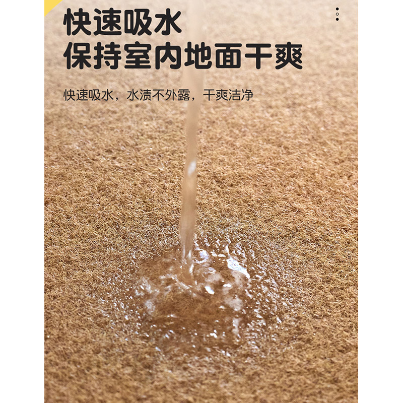 厚手のキッチンマット 吸水性抜群の浴室用マット 滑り止め付きで安心