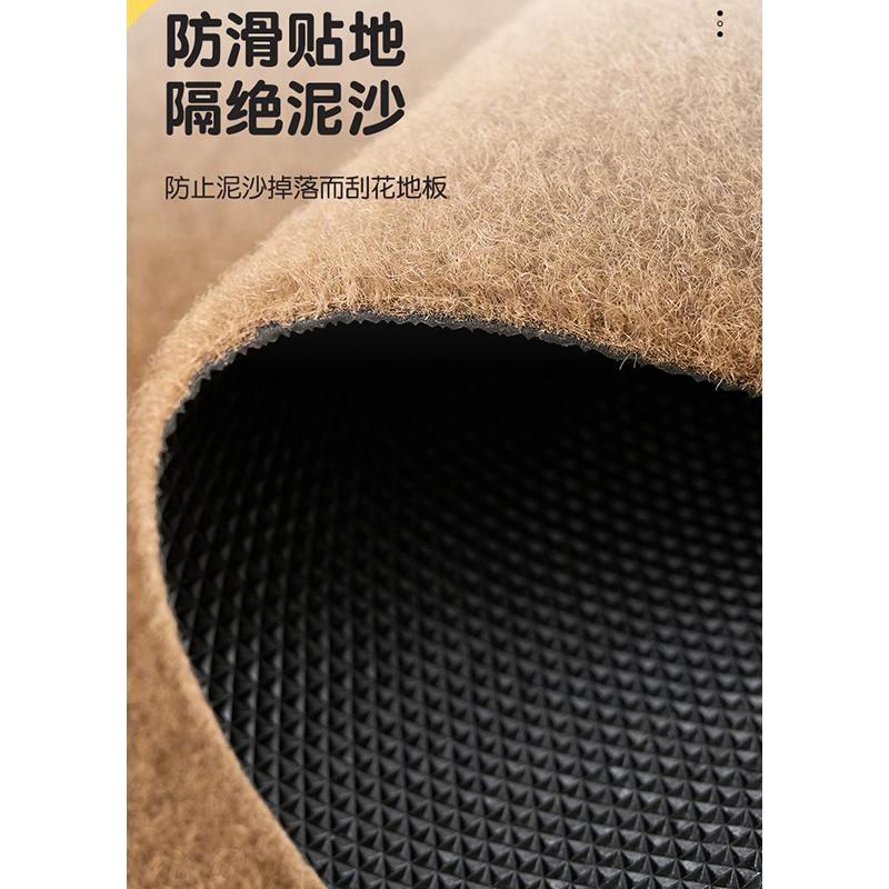 厚手のキッチンマット 吸水性抜群の浴室用マット 滑り止め付きで安心