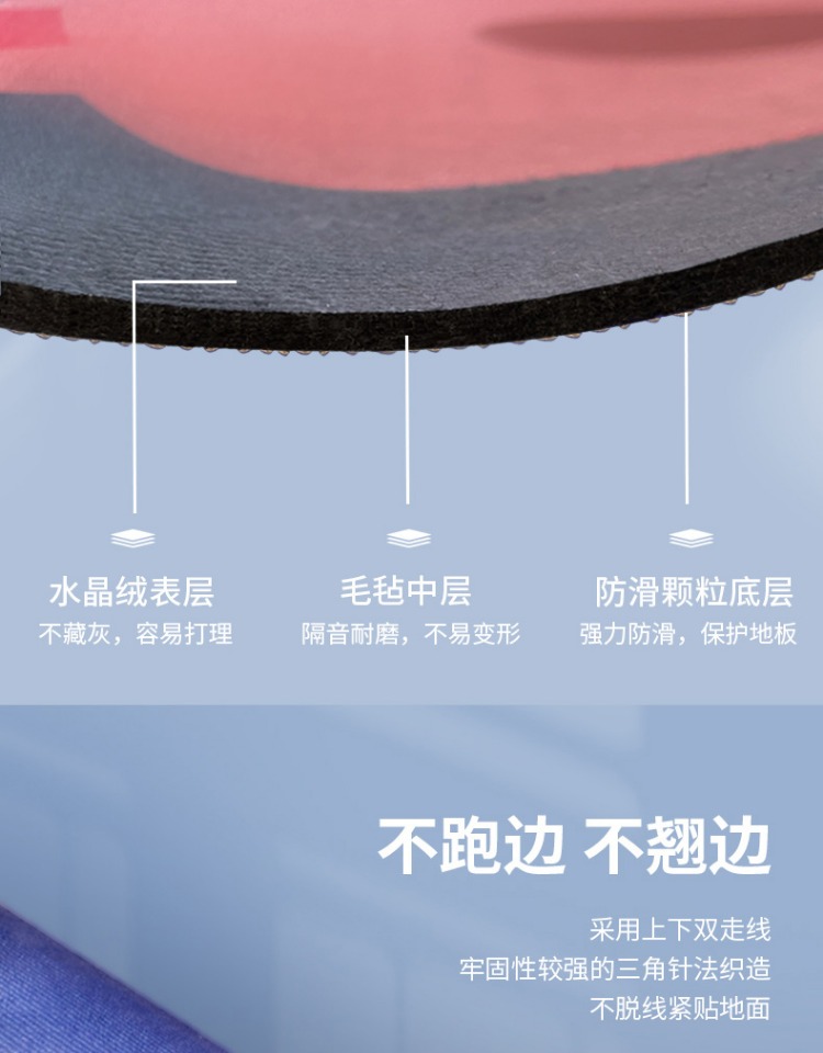 キッチン用防滑マット 水分吸収と油汚れ対策 家庭の必需品
