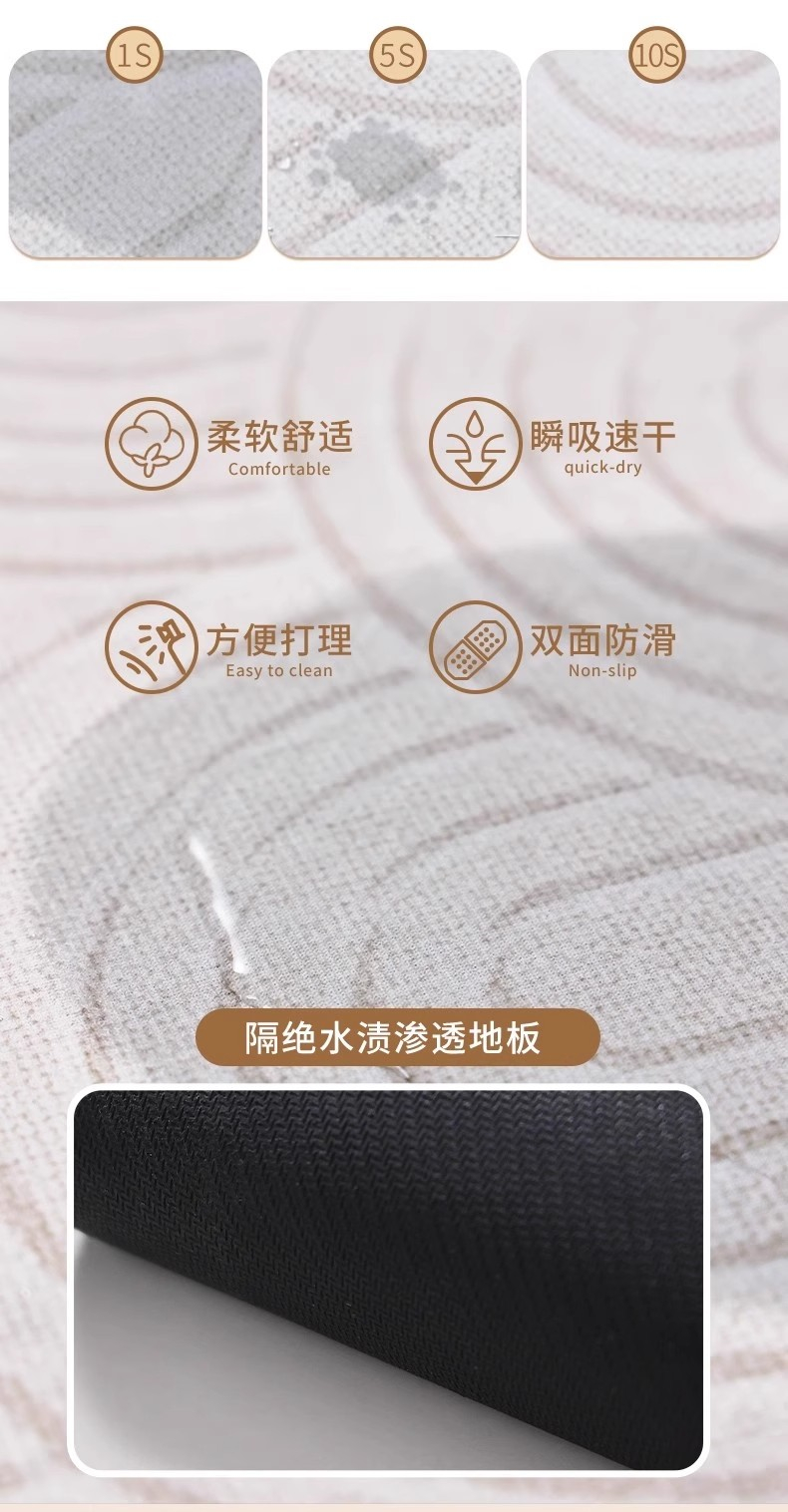 キッチン用防滑マット 2024年新発売 汚れに強く水を吸収する便利アイテム