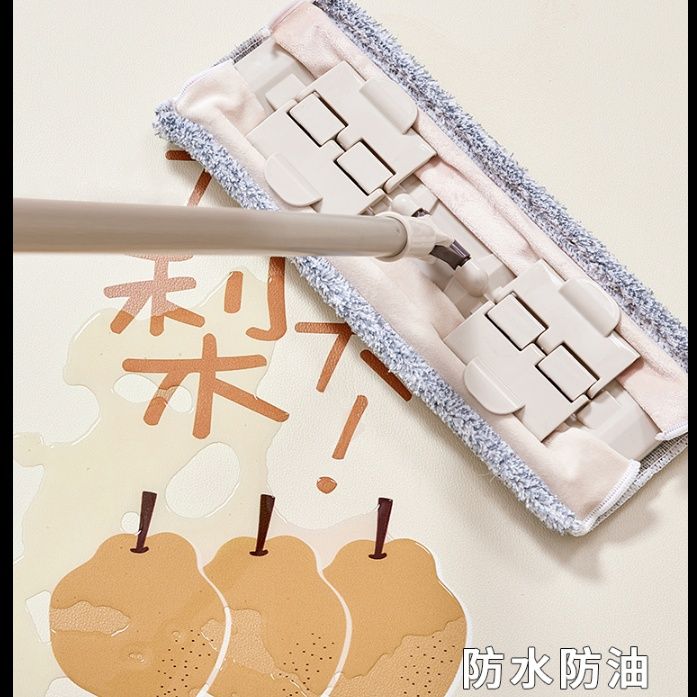 L字型キッチン専用マット 高級感あふれる防水防油タイプ お手入れ簡単な滑り止めマット