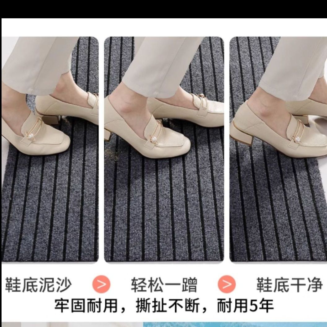 キッチン用マットで滑り止め効果抜群 濡れた靴も安心の吸水機能 おしゃれな玄関マット
