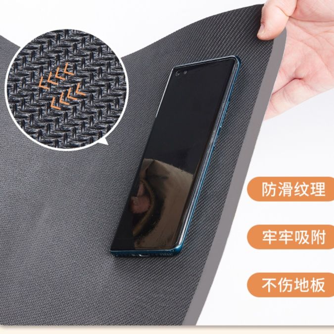 北欧デザインの海ベーブルーが彩る上質で厚手なキッチンマット