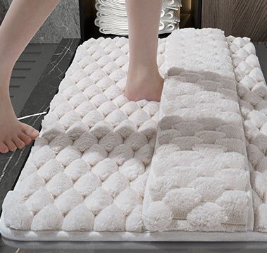 洗えて清潔！滑り止め付きでずれない北欧風キッチンマット豊富なサイズ展開