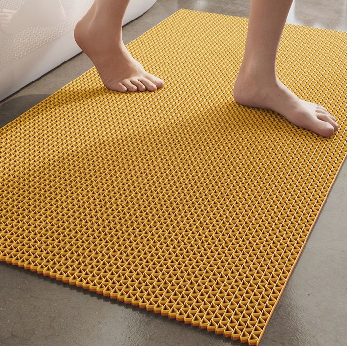 拭けて洗える！滑り止め付きでずれない北欧風キッチンマット多サイズ対応