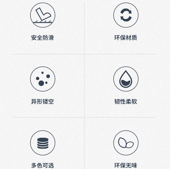 拭けて洗える！滑り止め付きでずれない北欧風キッチンマット多サイズ対応