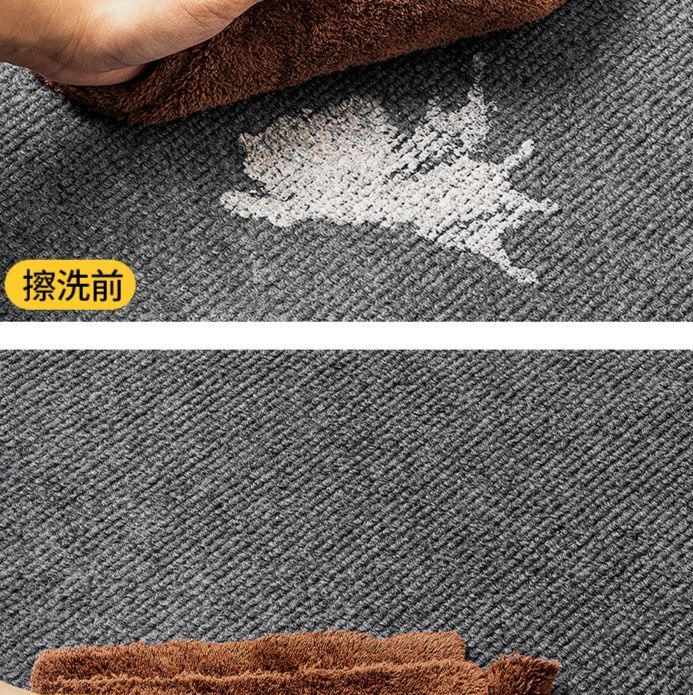 防水・防滑で汚れを寄せ付けない！洗えるモダンデザインキッチンマット