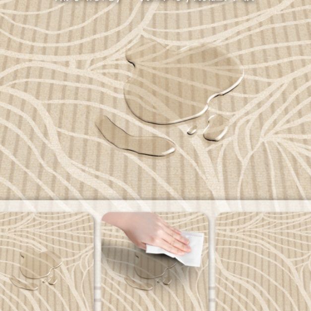 抗菌・防滑で汚れに強い！お手入れ簡単な幾何学模様キッチンマット