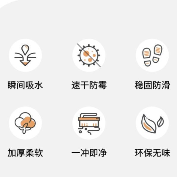珪藻土素材で汚れ知らず！拭けて洗える幾何学柄のおしゃれキッチンマット