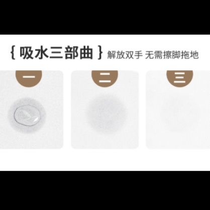 シンプルなキッチン用マット 吸水性抜群 滑り止め機能付き おしゃれなデザイン