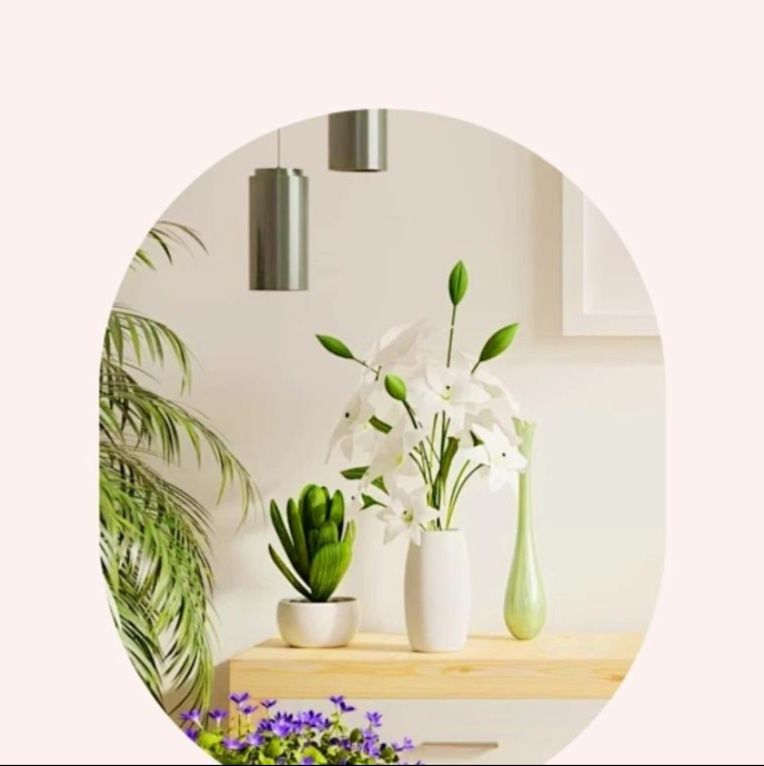 珪藻土で吸水性抜群！北欧風植物柄の滑り止め付きキッチンマット