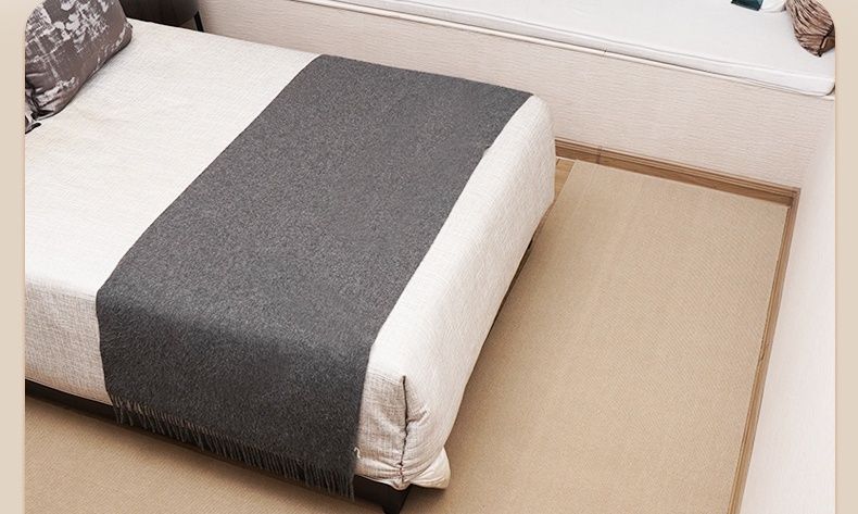 防水キッチンマット 静音防滑 大面積グレー 厚手商用タイプ