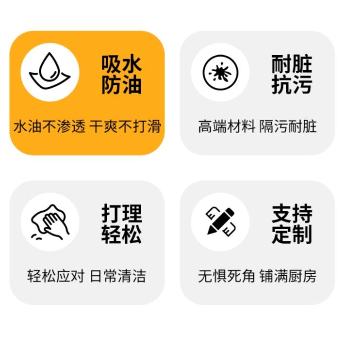 キッチンマット 防滑 防油 防水 汚れを気にせず使える おしゃれな足元の必需品