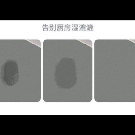 キッチンにぴったりの吸水マット 滑り止めで安心 お手入れ簡単な長方形デザイン
