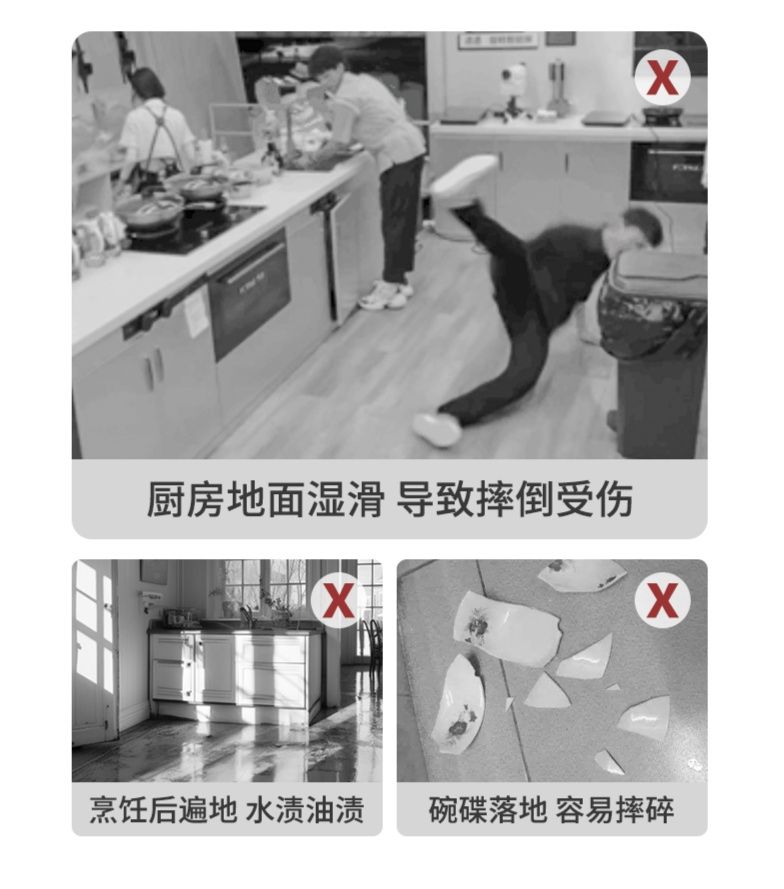 キッチン用吸水防滑マット汚れに強くカット可能な長尺タイプ