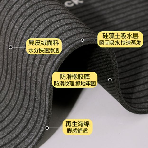 キッチン専用マット2025新登場 汚れに強い吸水性 防滑防油の便利アイテム