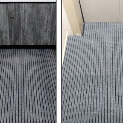 拭けるPVC素材で汚れに強い！ずれない滑り止め付きキッチンマット