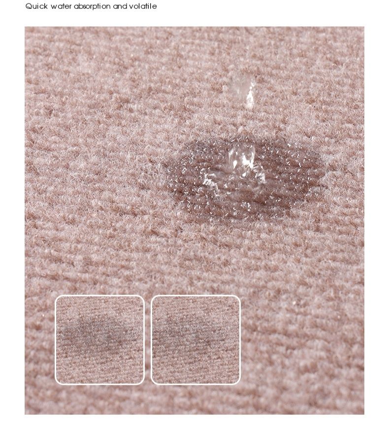 透明でおしゃれな北欧風キッチンマット！拭ける洗える防水仕様でお手入れ簡単