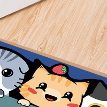 透明で拭けるキッチンマット！オーダーメイド対応の滑り止め付き洗えるマット