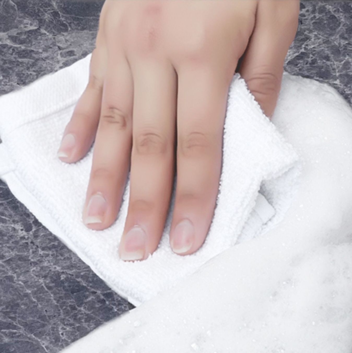 厚手でふかふか！滑り止め付北欧風おしゃれな washableキッチンマット