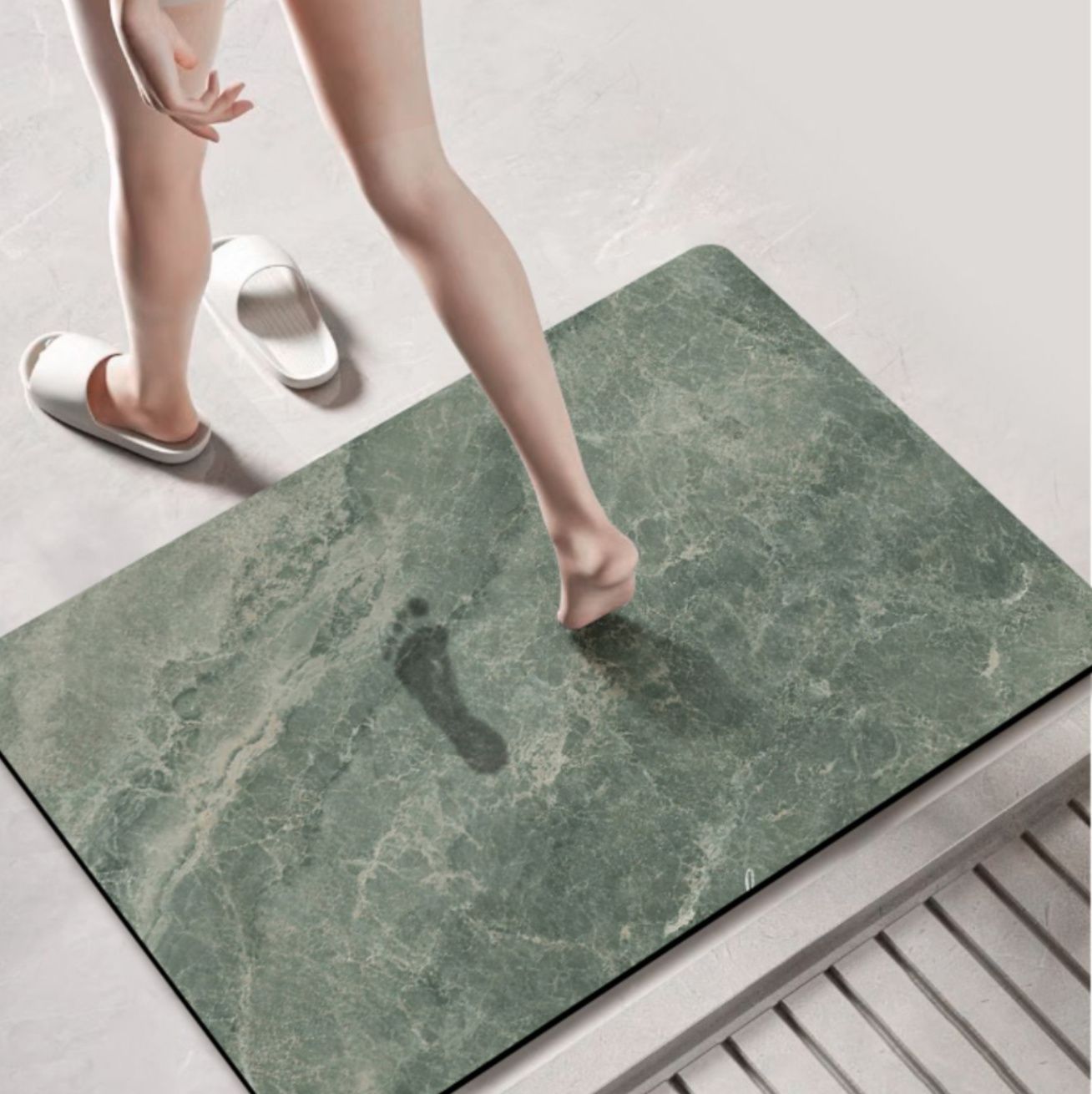 北欧風で吸水性抜群！洗える滑り止め付きキッチンマット4サイズ展開