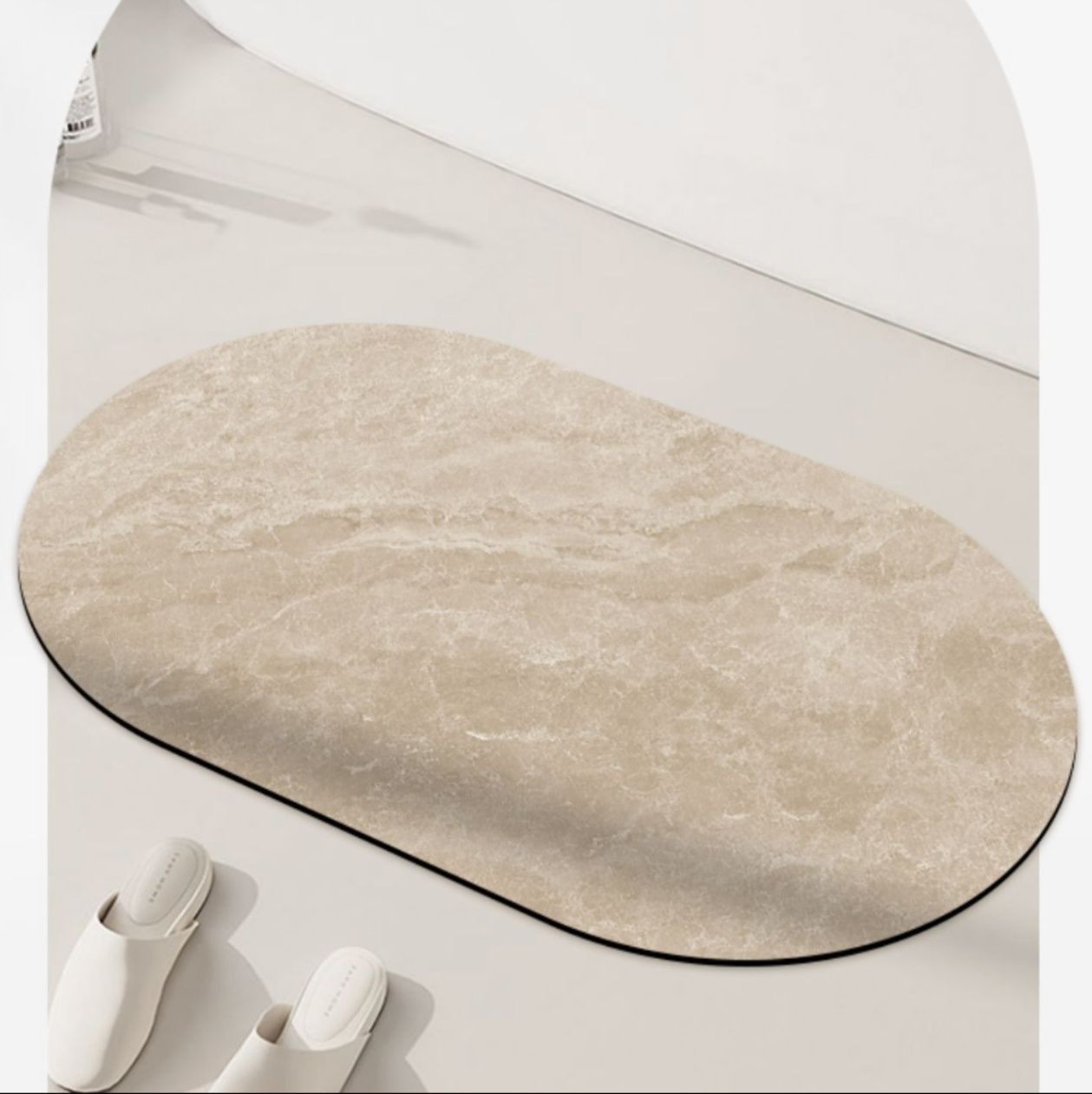 北欧風で吸水性抜群！洗える滑り止め付きキッチンマット4サイズ展開