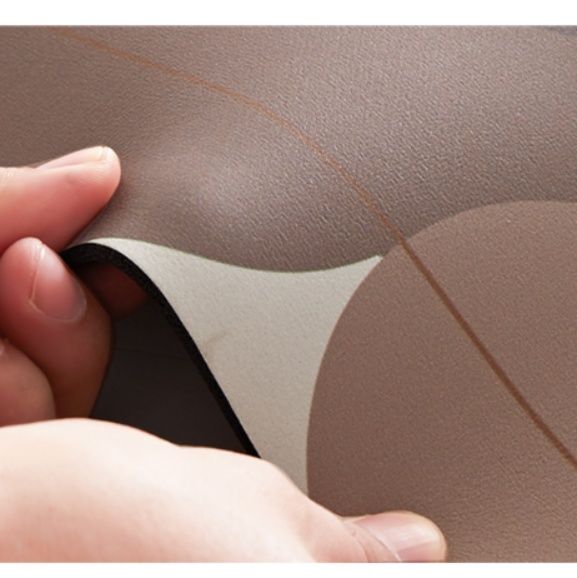 硅藻土で吸水速乾！L字型でぴったりフィットするおしゃれキッチンマット