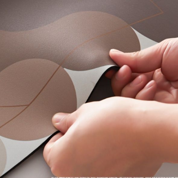 硅藻土で吸水速乾！L字型でぴったりフィットするおしゃれキッチンマット