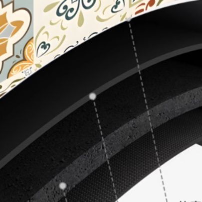 拭ける防水キッチンマット！田園風花柄で吸水速乾＆滑り止め付き