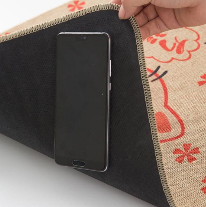 滑り止め付きで安心　速乾吸水＆洗える北欧風キッチンマット