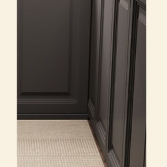 撥水・防油で使いやすい滑り止め付き！洗えて安心の北欧風キッチンマット