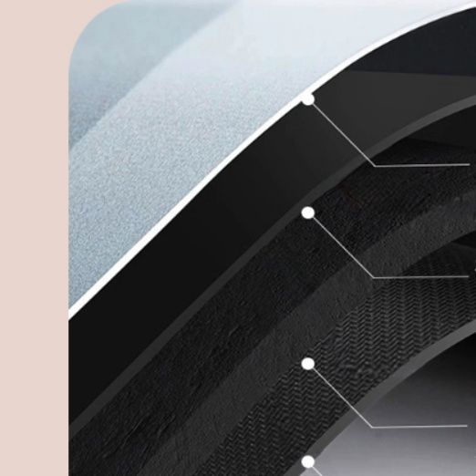 赤い北欧風キッチンマットで吸水滑り止め付き！洗える多サイズ展開