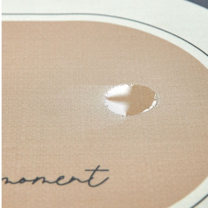 北欧風花柄デザインで拭ける速乾吸水！滑り止め付きキッチンマット