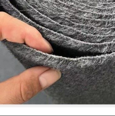 拭けて洗える北欧風ストライプのふかふか床暖房対応キッチンマット